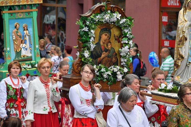 Boże Ciało 2016 - procesja w Zakopanem 