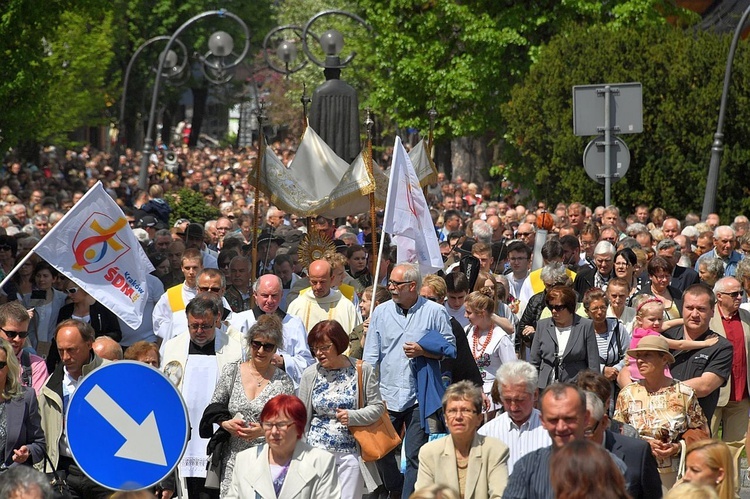 Boże Ciało 2016 - procesja w Zakopanem 