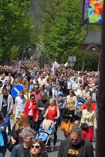 Boże Ciało 2016 - procesja w Zakopanem 