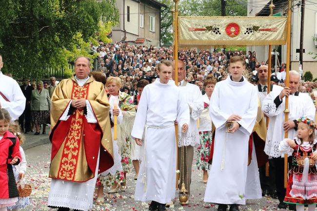 Boże Ciało 2016 - procesja w Czernichowie