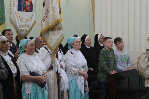 Procesja Bożego Ciała w parafii św. Marii Magdaleny w Cieszynie
