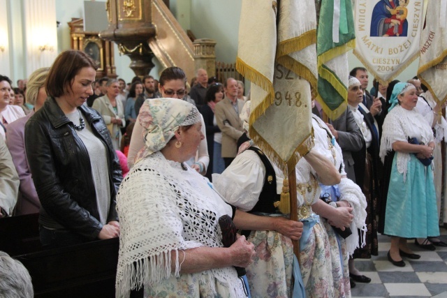 Procesja Bożego Ciała w parafii św. Marii Magdaleny w Cieszynie