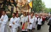 Procesja Bożego Ciała w parafii św. Marii Magdaleny w Cieszynie