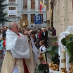 Procesja Bożego Ciała w parafii św. Marii Magdaleny w Cieszynie