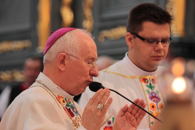 Boże Ciało w Łowiczu - Eucharystia