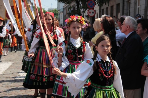 Boże Ciało w Łowiczu - Procesja