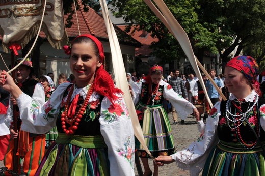 Boże Ciało w Łowiczu - Procesja