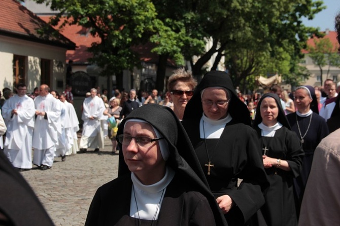 Boże Ciało w Łowiczu - Procesja