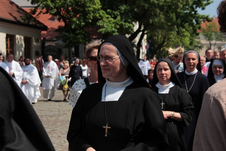 Boże Ciało w Łowiczu - Procesja