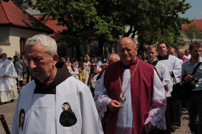 Boże Ciało w Łowiczu - Procesja