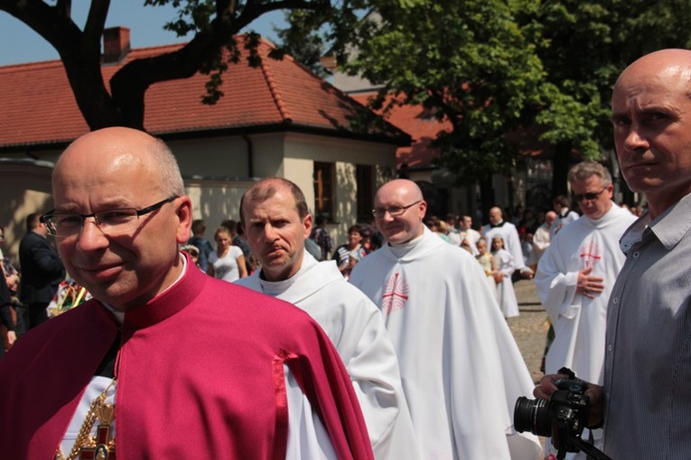 Boże Ciało w Łowiczu - Procesja