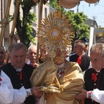 Boże Ciało w Łowiczu - Procesja