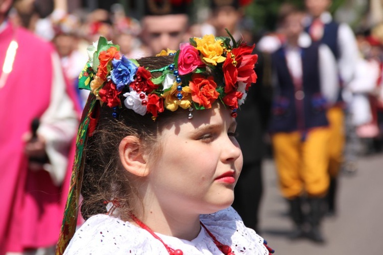 Boże Ciało w Łowiczu - Procesja