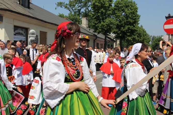 Boże Ciało w Łowiczu - Procesja