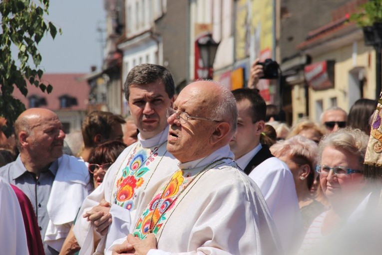 Boże Ciało w Łowiczu - Procesja