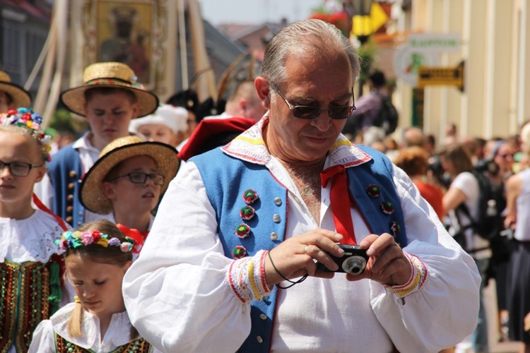 Boże Ciało w Łowiczu - Procesja