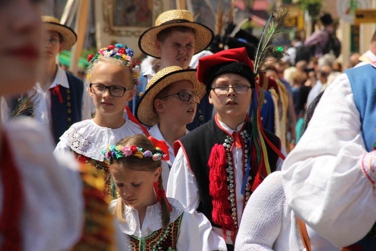 Boże Ciało w Łowiczu - Procesja