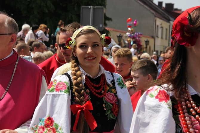 Boże Ciało w Łowiczu - Procesja