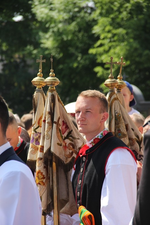 Boże Ciało w Łowiczu - Procesja