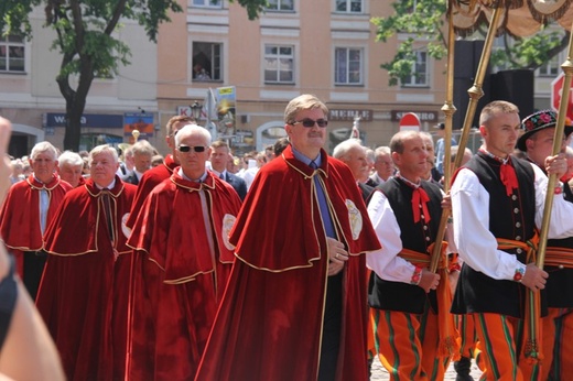 Boże Ciało w Łowiczu - Procesja