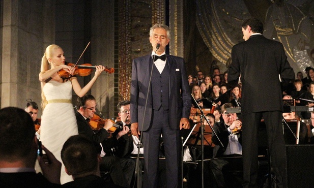 Andrea Bocelli u Jana Pawła II