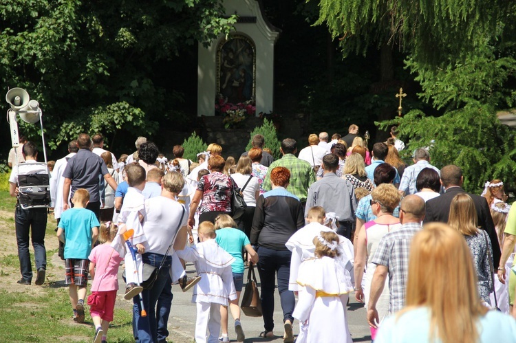 Pielgrzymka dzieci pierwszokomunijnych