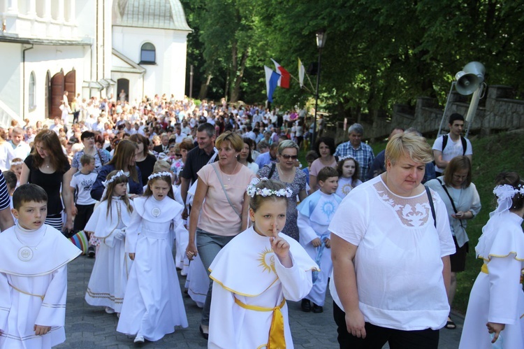 Pielgrzymka dzieci pierwszokomunijnych