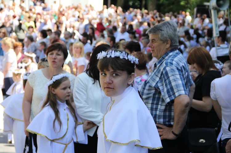 Pielgrzymka dzieci pierwszokomunijnych