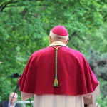 Nabożeństwo majowe na pielgrzymce w Piekarach Śląskich