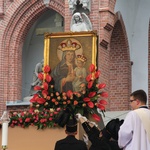 Nabożeństwo majowe na pielgrzymce w Piekarach Śląskich