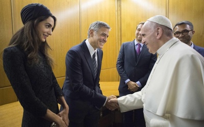 Papież, George Clooney i inne gwiazdy