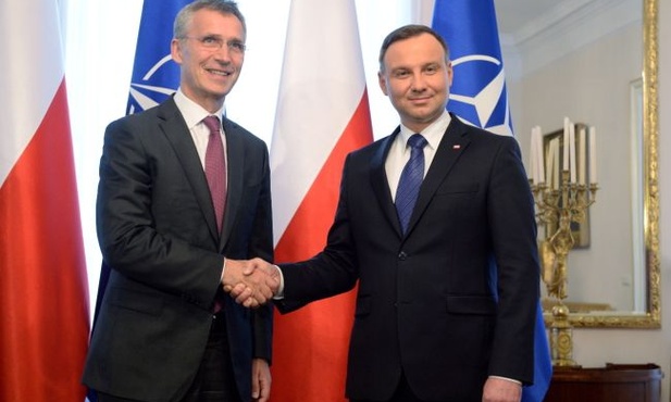 Spotkanie prezydenta Dudy z szefem NATO