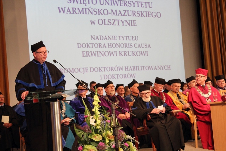 Erwin Kruk doktorem honoris causa