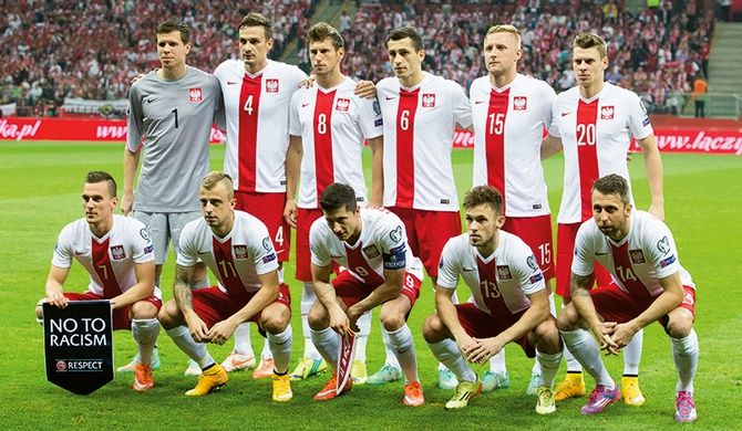 Wojciech Szczęsny, Łukasz Szukała, Grzegorz Krychowiak, Tomasz Jodłowiec, Kamil Glik, Łukasz Piszczek, Arkadiusz Milik, Kamil Grosicki, Robert Lewandowski, Maciej Rybus, Jakub Wawrzyniak. Ta jedenastka pokonała w eliminacjach Niemcy 2:0 na Stadionie Narodowym w Warszawie.