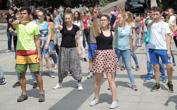 Flash mob na Dzień Dziecka w Bielsku-Białej