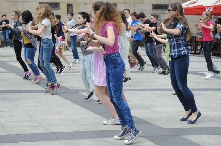 Flash mob na Dzień Dziecka w Bielsku-Białej