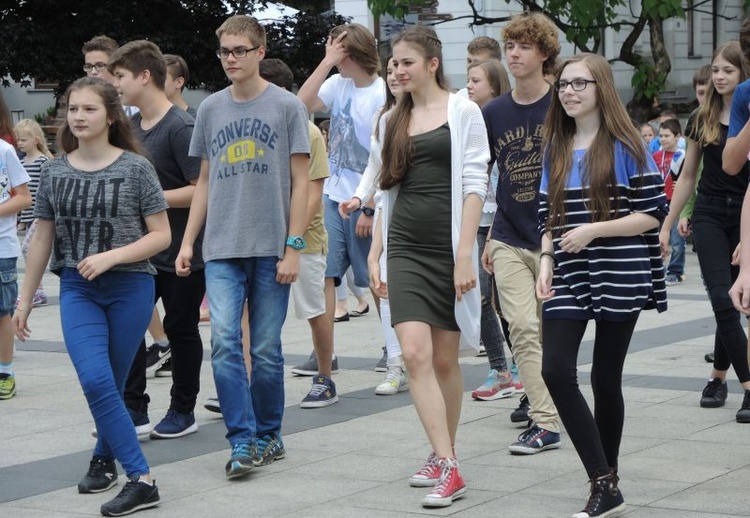 Flash mob na Dzień Dziecka w Bielsku-Białej