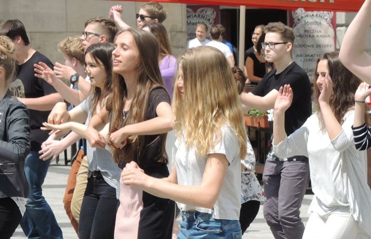 Flash mob na Dzień Dziecka w Bielsku-Białej