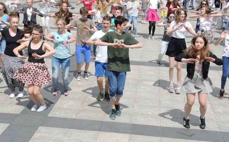 Flash mob na Dzień Dziecka w Bielsku-Białej