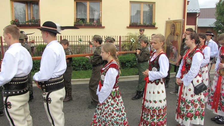 Peregrynacja symboli ŚDM w Czarnym Dunajcu - cz.1