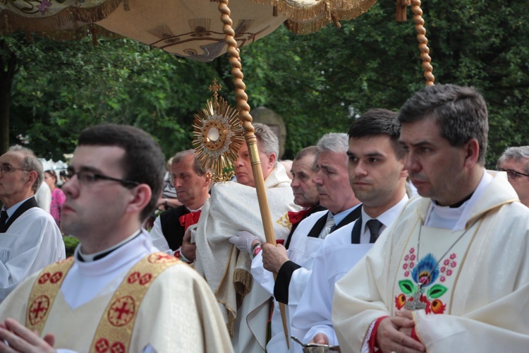 Zakończenie oktawy Bożego Ciała w Łowiczu