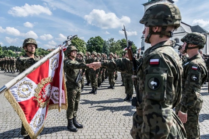 Żołnierska przysięga w Krośnie Odrzańskim