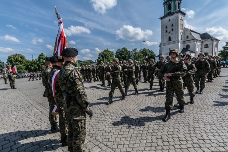 Żołnierska przysięga w Krośnie Odrzańskim