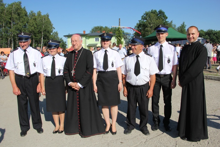 Poświęcenie placu pod budowę kościoła w Skierniewicach