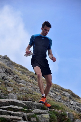 Bieg Marduły - zawodnicy na trasie