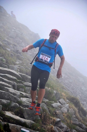 Bieg Marduły - zawodnicy na trasie