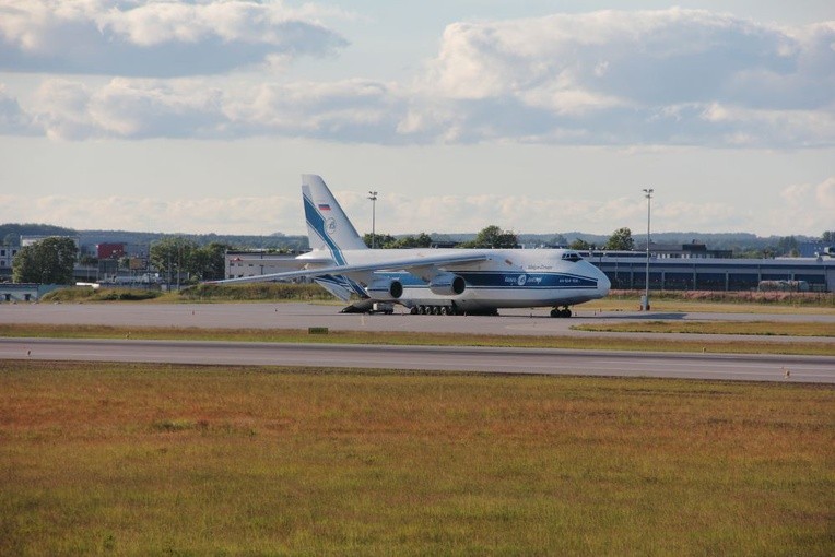 Gigant na gdańskim lotnisku