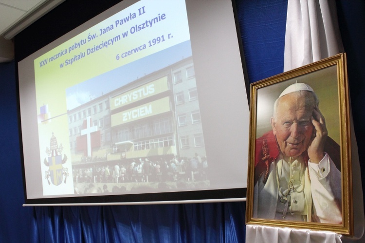 25. rocznica wizyty Jana Pawła II w Szpitalu Dziecięcym w Olsztynie