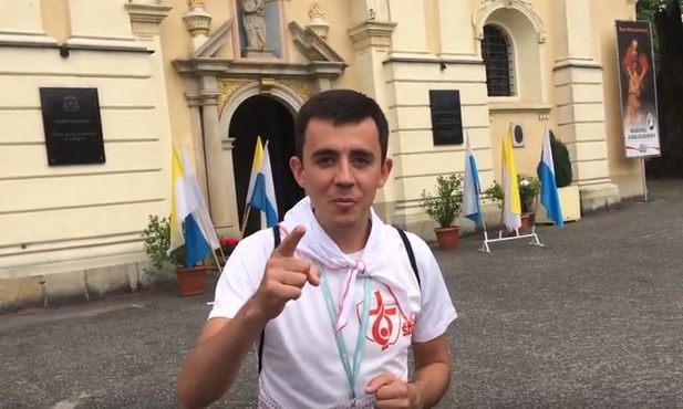 Marceli Łyczko z Diecezjalnego Centrum ŚDM w Katowicach