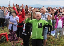 Tak było podczas finału ubiegłorocznej Ewangelizacji w Beskidach na Wielkiej Raczy